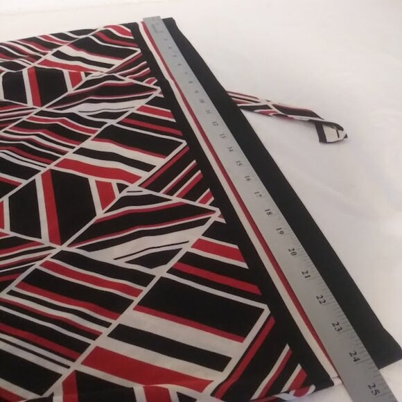 Studio One New York women's size XL red, white and black diamond dress - Picture 12 of 16